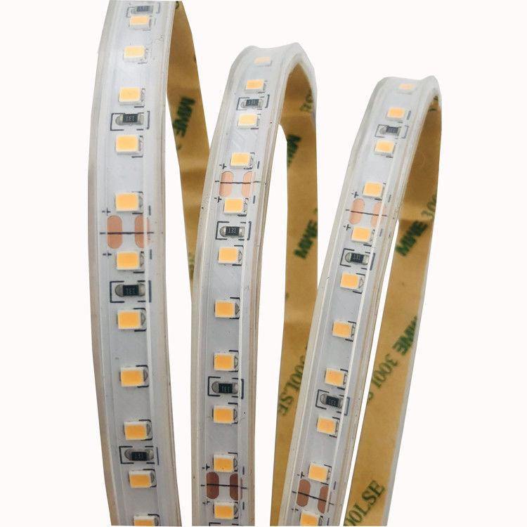 3000K 4000K 6500K 12 โวลต์ LED แถบแสงที่ยืดหยุ่น 24V SMD2835 Smart Dual 2 สีน้ำวิ่ง