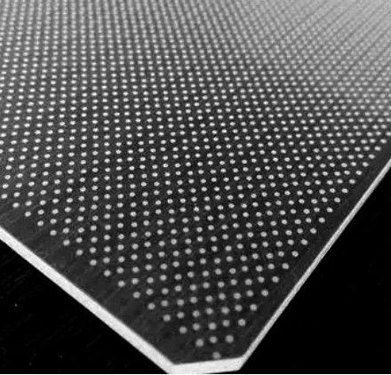 2mm 3mm 4mm 5mm 10mm LPG Light Guide Plate Custom Size Shape Dotting Laser ความโปร่งใส 98%