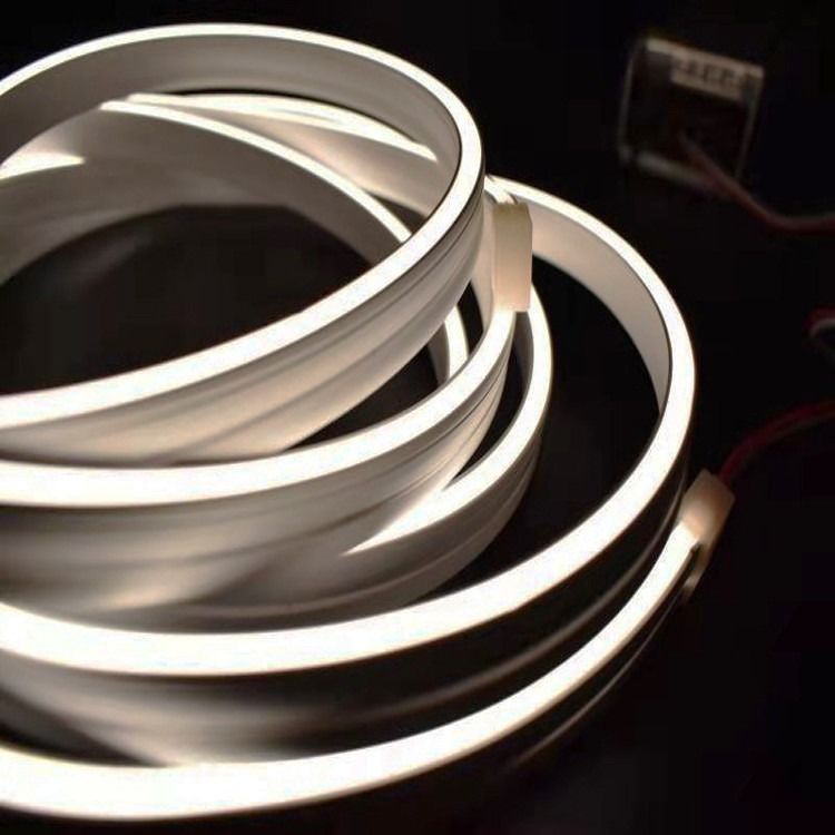6x12mm Bendable LED Neon Strip Light 6000k ขนาดตัด 50mm สำหรับตกแต่งบ้าน