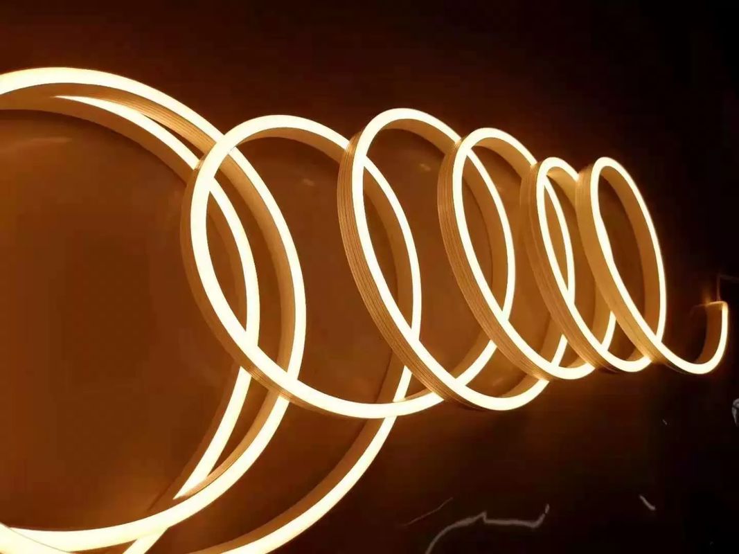 หลอดนีออนซิลิโคน LED Strip 1212 ตกแต่งกลางแจ้ง 24V 14.4W ความสว่างสูง