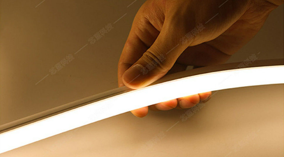 แสงเชือกนีออน Flex Tube ด้านบนโค้งแสง 24V ซิลิโคน flex นำเชือกนีออน