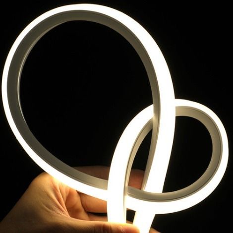 6x12mm Bendable LED Neon Strip Light 6000k ขนาดตัด 50mm สำหรับตกแต่งบ้าน