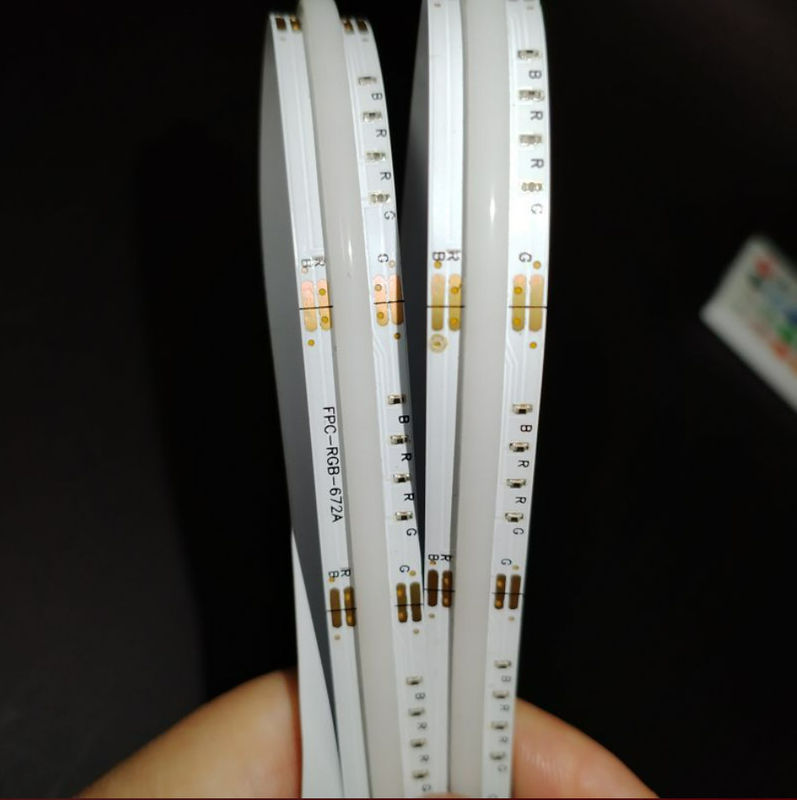 RGBW Strip Light COB DC 24V ความหนาแน่นสูง 14.4W 4000K ตกแต่งภายในอาคาร