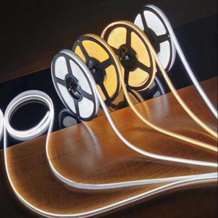 2 สี 2700-6500K แถบ LED ซังหรี่แสงได้ 12V 10W ความสว่างสูง