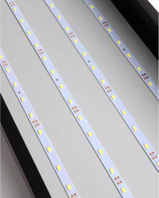 ห้องนอน LED เชิงเส้นแขวนแสงโคมไฟเชิงเส้นสีดำตกแต่งภายในอาคาร 3000K 5000K 35W