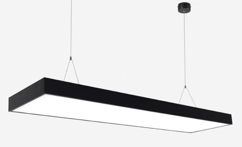 AC110-265V ไฟ LED เชิงเส้นแขวนความสว่างสูง 35W 6500K สีขาว