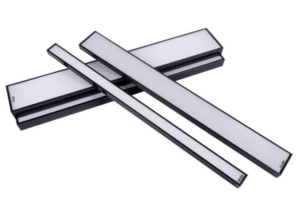แถบไฟ LED เชิงเส้น 220V 0-10V หรี่ไฟจี้เชิงเส้น 3000K 4000K 6500K