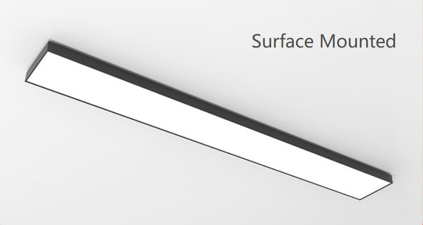 Surface Mount โคมไฟแขวนเชิงเส้น AC85-277 เปลี่ยนสีได้ 2 สี 0-10V