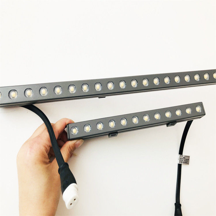 3000K CRI90 เครื่องซักผ้าฝาผนัง LED 24V 12W เครื่องซักผ้าฝาผนังเชิงเส้น LED กลางแจ้ง