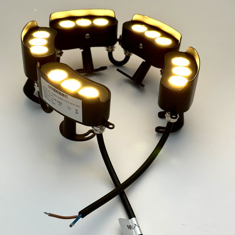 LED เปลี่ยนสีได้ 24V 3 LEDs เครื่องซักผ้าฝาผนัง
