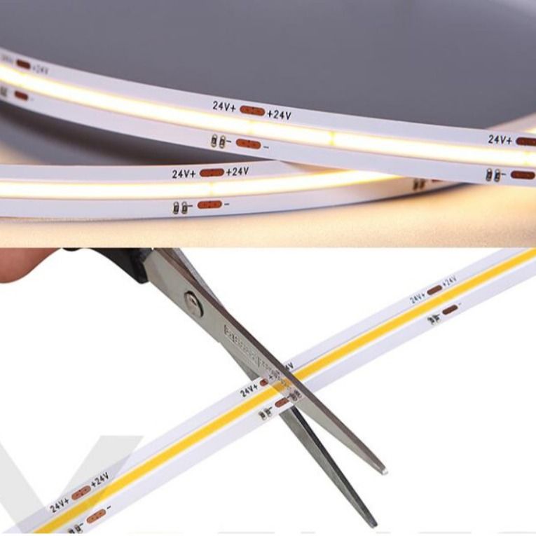 DC 24V LED COB Light 14.4W Cuttable มีความยืดหยุ่นสำหรับการตกแต่ง