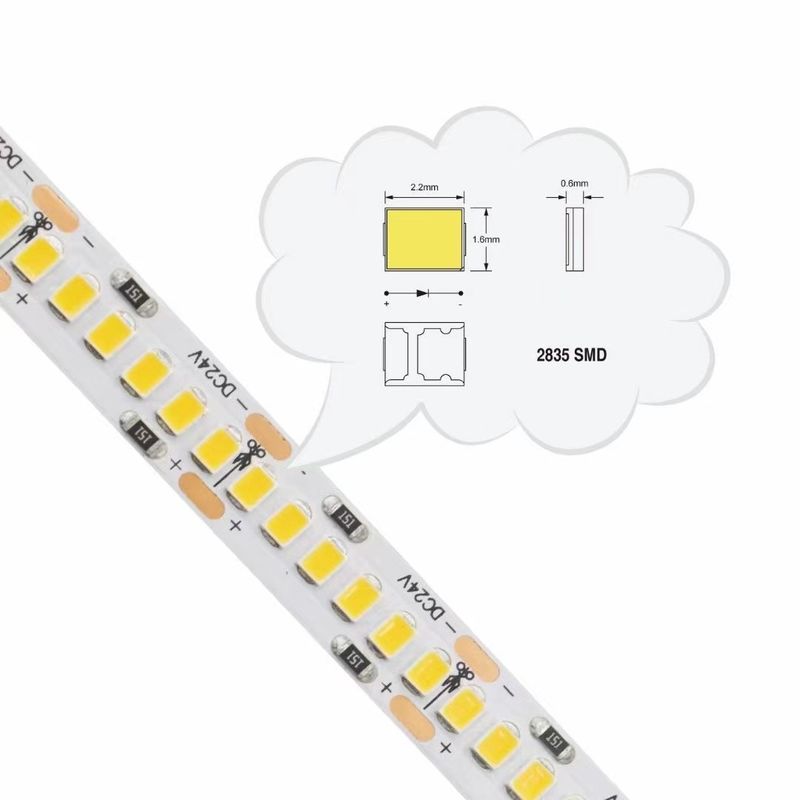ไฟ LED Strip แบบยืดหยุ่นกันน้ำกลางแจ้งความสว่างสูง 13w สำหรับตกแต่ง