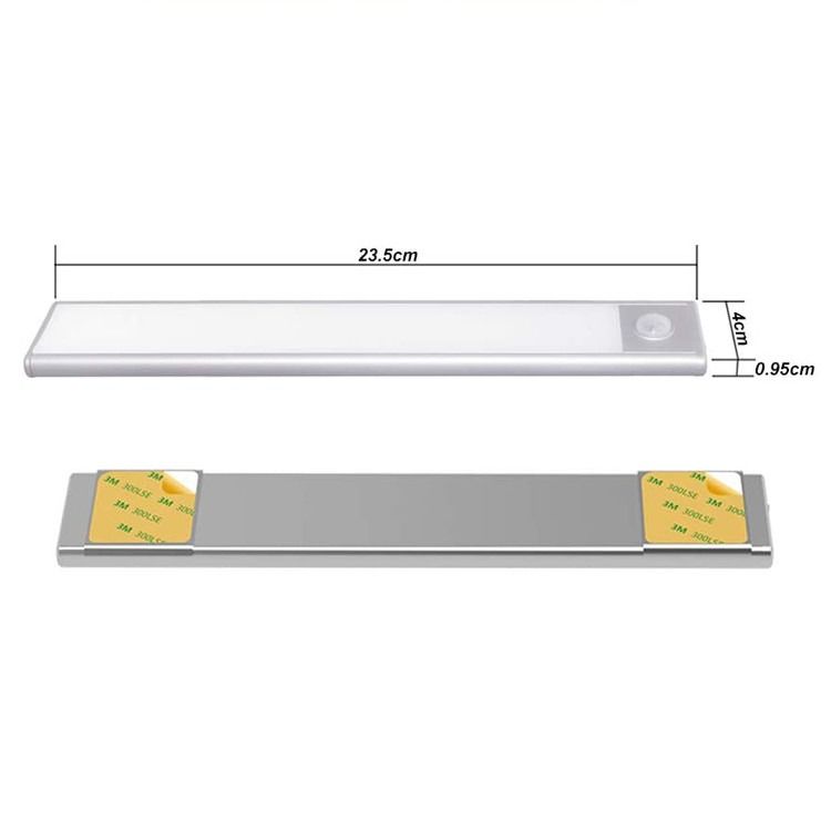 วอร์มไวท์หรี่แสงได้ภายใต้ตู้ไฟแถบ LED สวิตช์เลื่อนอุณหภูมิสี 3 สี