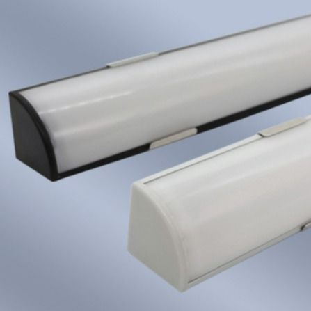 ไฟ LED ชนิด 16x16 มม. สำหรับใต้ชั้นวางอลูมิเนียมรีดแถบแข็งพร้อมแม่เหล็ก
