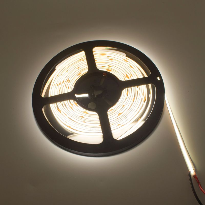 ความหนาแน่นสูง 320 Led / M แถบไฟ LED ซัง 24V ยืดหยุ่น flex 10W วอร์มไวท์