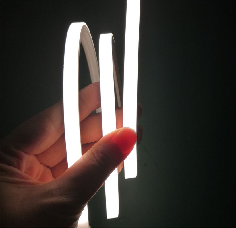 IP65 กันน้ำ 1616 ไฟ LED แถบนีออน CRI> 90 10W 12V / 24V 3000k 4000k 6500k