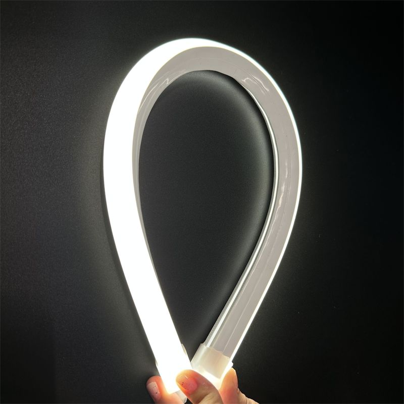 LED ซิลิโคนไฟนีออน Strip 12W 24v 3000K 4000K ตกแต่งกลางแจ้งในร่ม