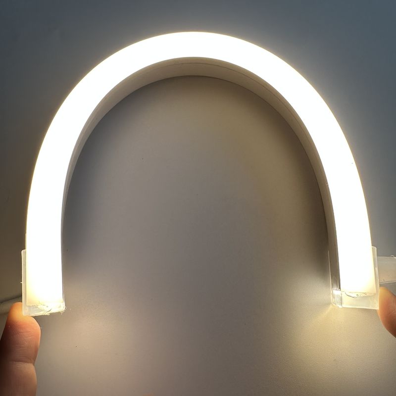 IP65 ซิลิโคนแถบนีออนไฟ LED 12V / 24V RGBW DMX512 12W แสงเชิงเส้นแบบยืดหยุ่น