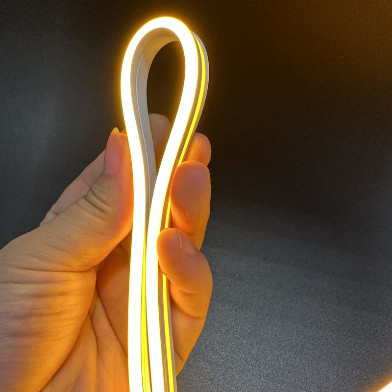 IP65 กันน้ำ 24V 0410 ไฟ LED แถบซิลิโคนนีออนดัดด้านข้างในร่ม / กลางแจ้ง